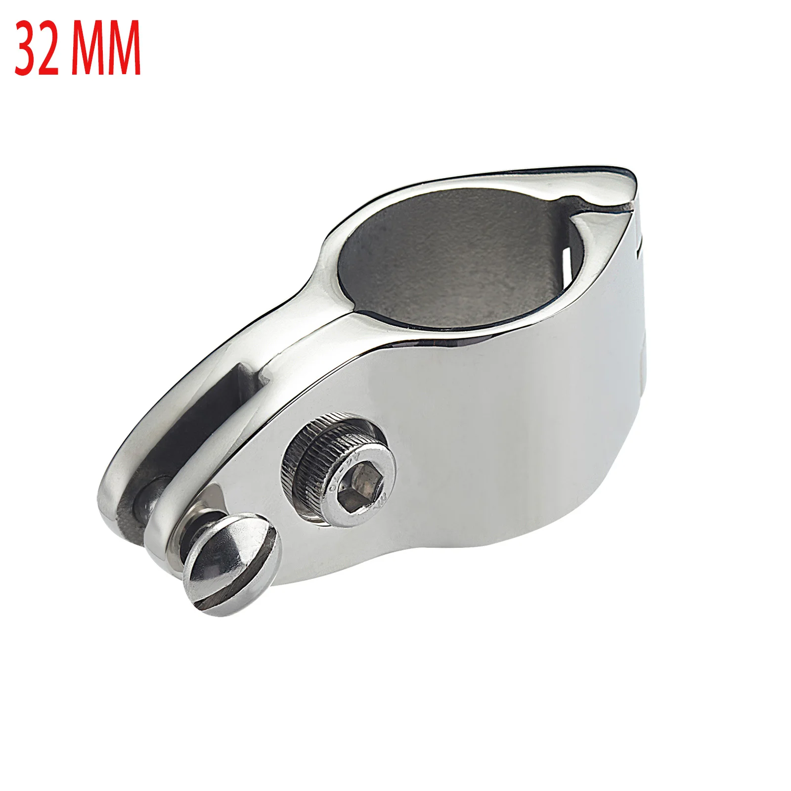 32 MM Bimini Top Jaw Slides 316 Stainless Steel, for 1.25 Inch OD Round Tubing, Marine Hardware