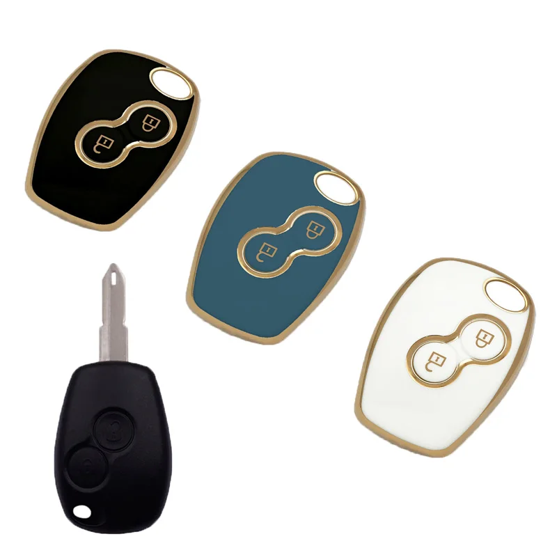 Soft TPU Car Key Case Shell For Renault Megane Modus Espace Laguna Duster Logan DACIA Sandero Captur Fluence Clio Kangoo Scenic