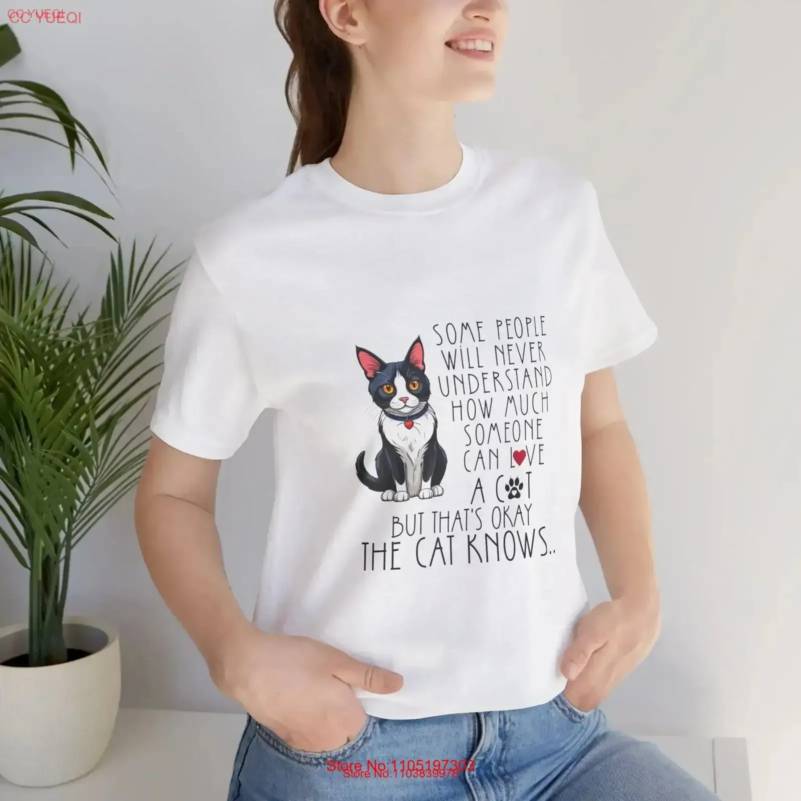Camiseta para amantes de los gatos, algunas personas nunca entiendas, cuánto alguien puede amar un diseño inspirador, estampado de pata de corazón para mamá