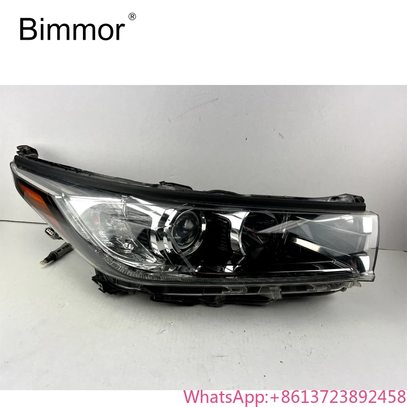 Bimmor Headlight for Toyota Highlander 2018 2019 2020 Xenon Halogen Headlights USA Version Headlamp Semi Assembly Factory