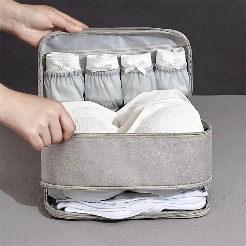 Underwear Storage Bag Travel Bra Organizer Women Men Socks Cosmetics Clothes Pouch Stuff Goods Accessories