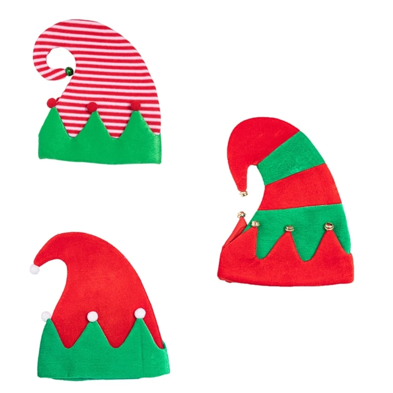 

Slouch Baggy Hat for Christmas Photo Props Cheerful Charactor Costume Mischievous Hat Santa Helpers