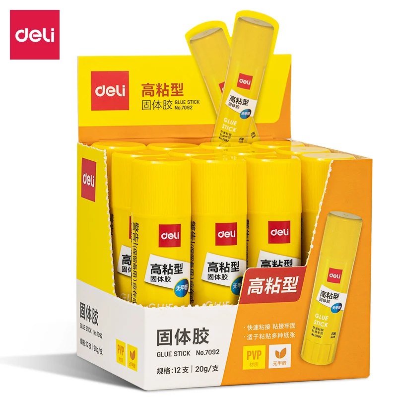 

Deli 5pcs 20g/36g Strong Glue Stick Non-Toxic Extra Strong Bonding Quick-Drying School Supplies Office Supplies Gift Stationery