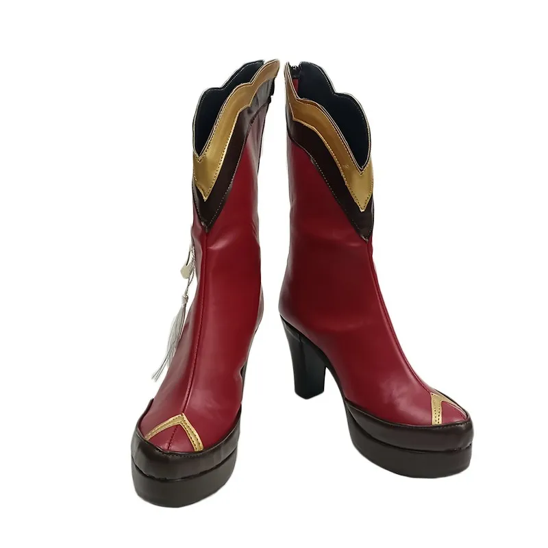 Lol lrelia 2025 jogo lâmina dançarino cosplay botas feitas sob encomenda festa de halloween role play sapatos acessório para mulher