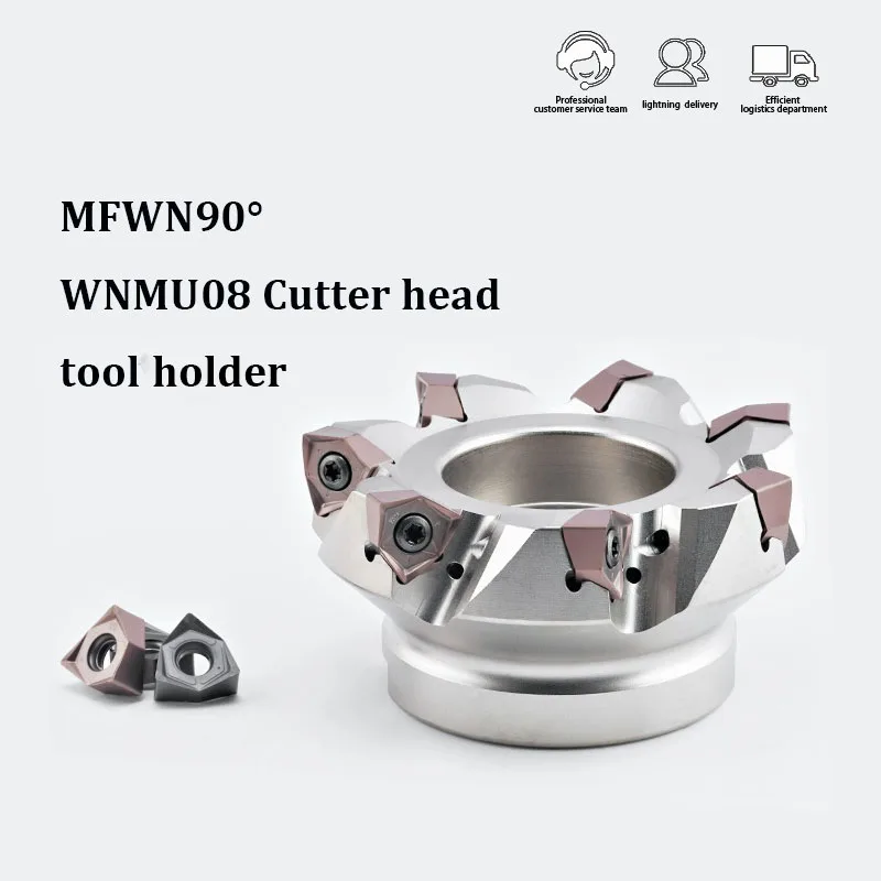 

MFWN90 MFWN90050R Cutter Head WNMU08 Face Milling Tools Holder 90° MFWN CNC Lathe Metal Machine Tool for WNMU080608 Insert