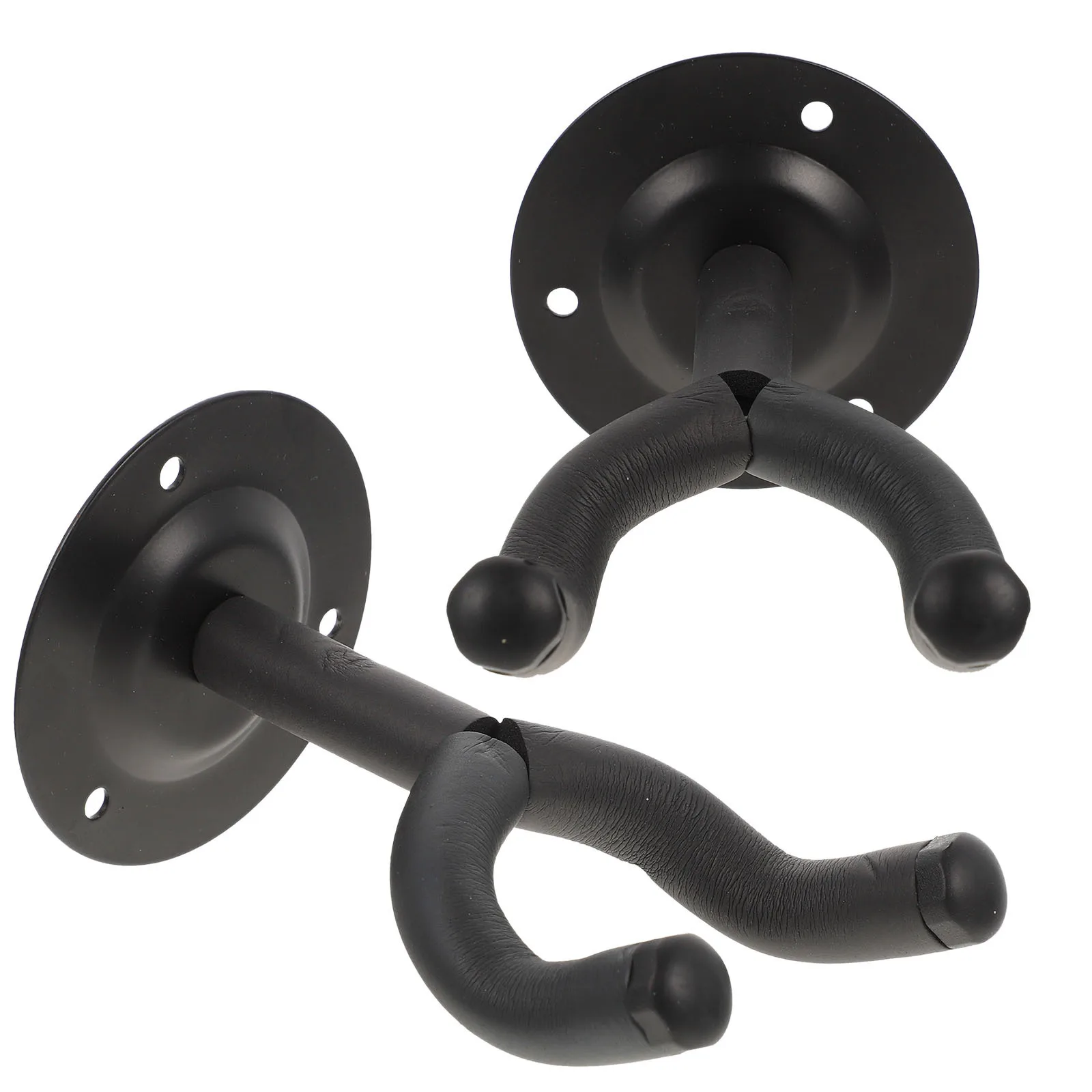 

2 set Wall Mount Holder 2 Sets Wall-Mounted Hanger For Ukulele Violin Electric Guitar Bass String Instruments Storage Display
