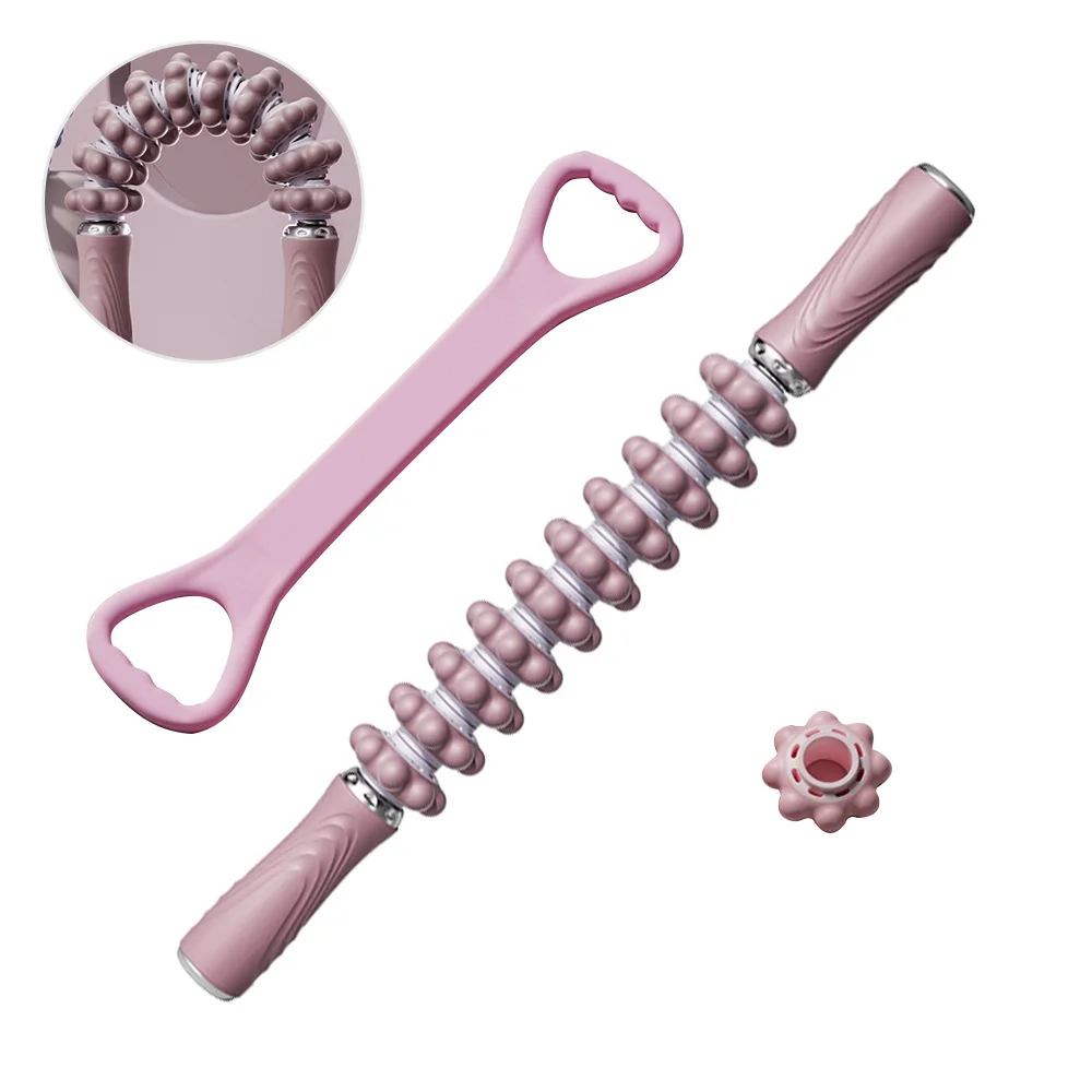 Using multiple yoga massage sticks and  rollers, it is convenient to adjust the angle and strength, relax various parts of the s