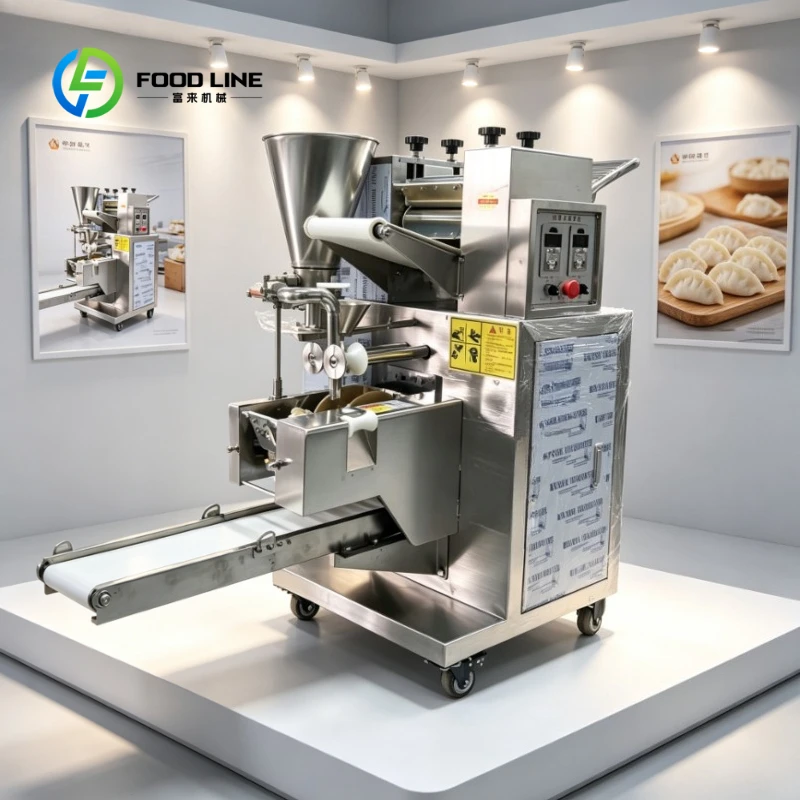 Customized Automatic Encrusting Samosa Making Machine High Capacity 1000-4000 Pcs/Hour Handmade Dumpling Machine