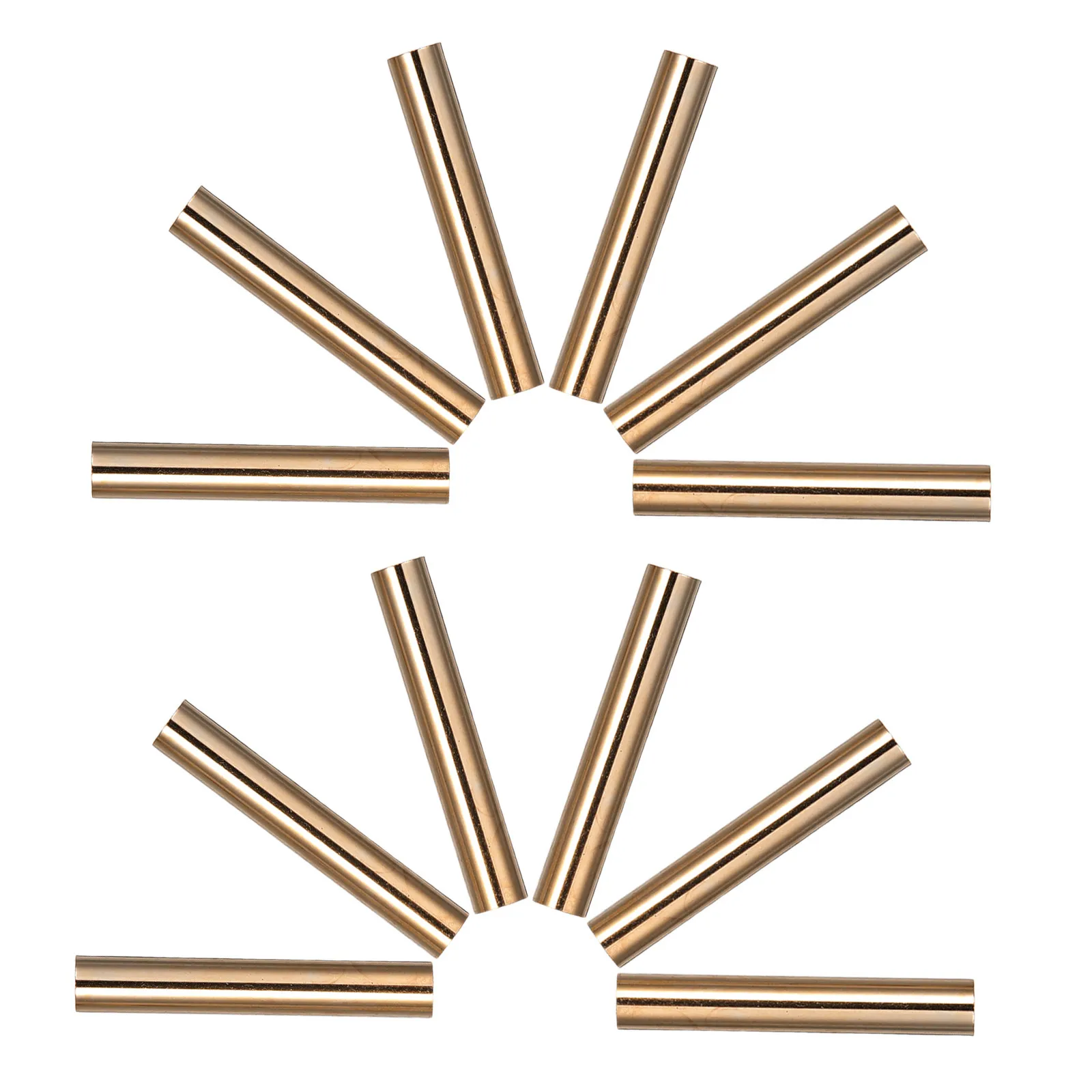 

200Pcs Copper Tube Spacer Beads Jewelry Making Supplies 30Mm Long Metal Tubes DIY Bracelets Necklace Craft Tube Beads