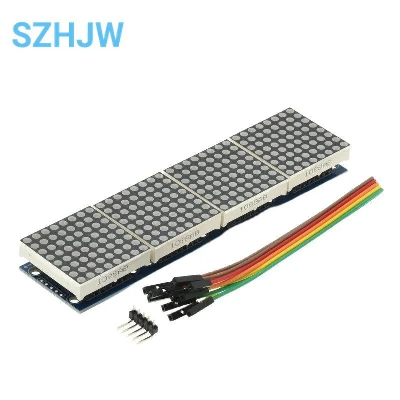 1 / 2 / 4 / 8-bit MAX7219 60×60 Dot Matrix Module Microcontroller LED Display Module For DIY KIT With Cable