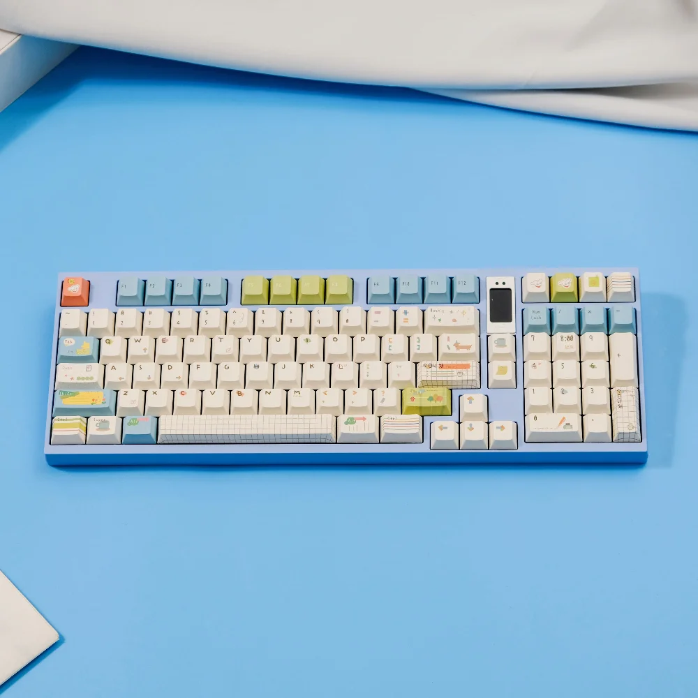 

151-клавишные колпачки для ноутбуков, сублимационная краска, колпачок из ПБТ, колпачок для клавиш с вишневым профилем для механической клавиатуры MX, 61, 66, 75, 87 980 108