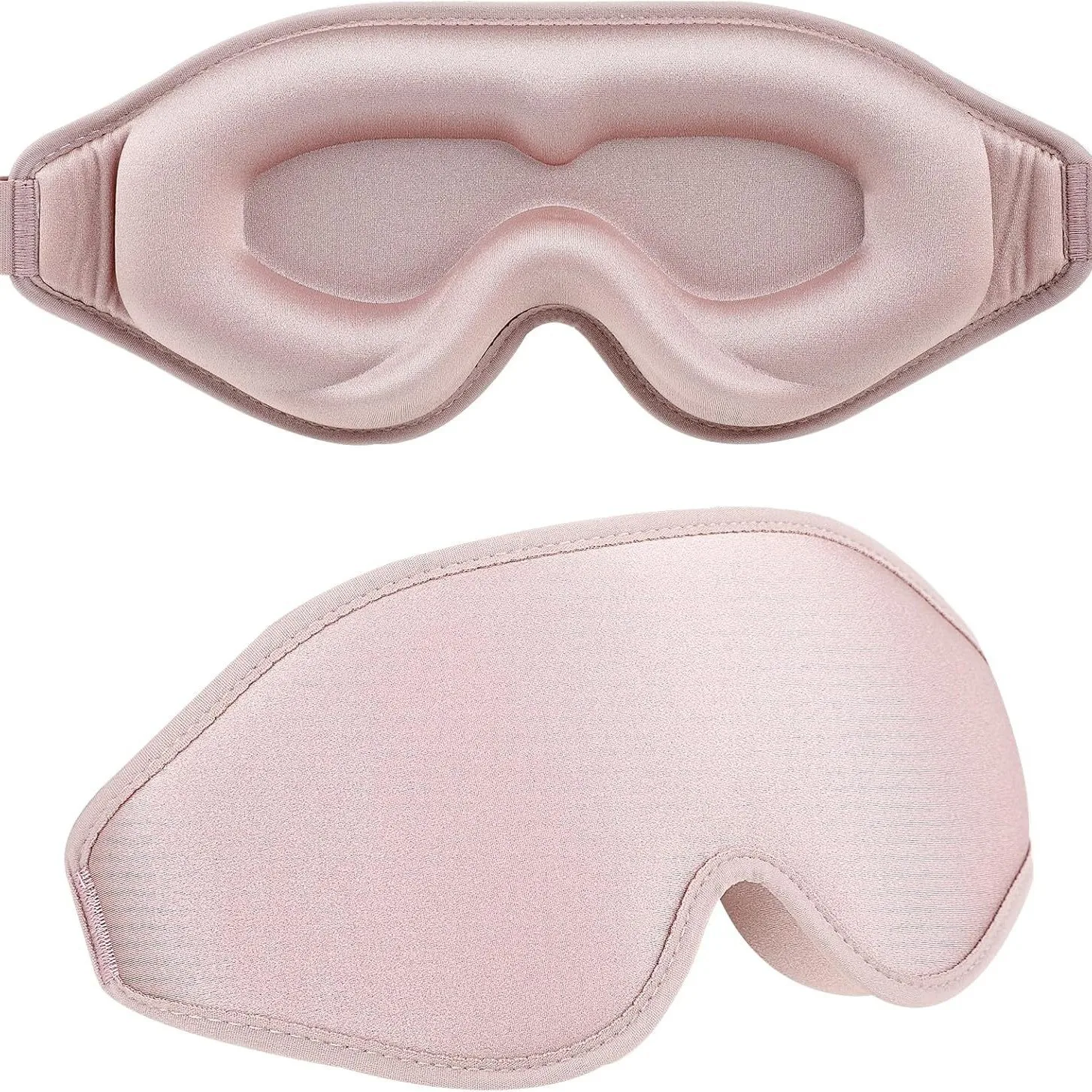 Fotografia 6: Máscara de Dormir 3D Super Macia - Máscara para os olhos macia e confortável, adequada para homens e mulheres, para viagens e uso doméstico.