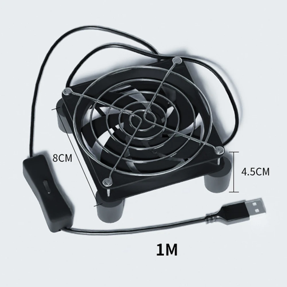 Koperen spoel DC V met gaasafdekking Kunststof router Koelventilator Zwart W Windenergie Koeler Koelventilator Gemakkelijk schoon te maken