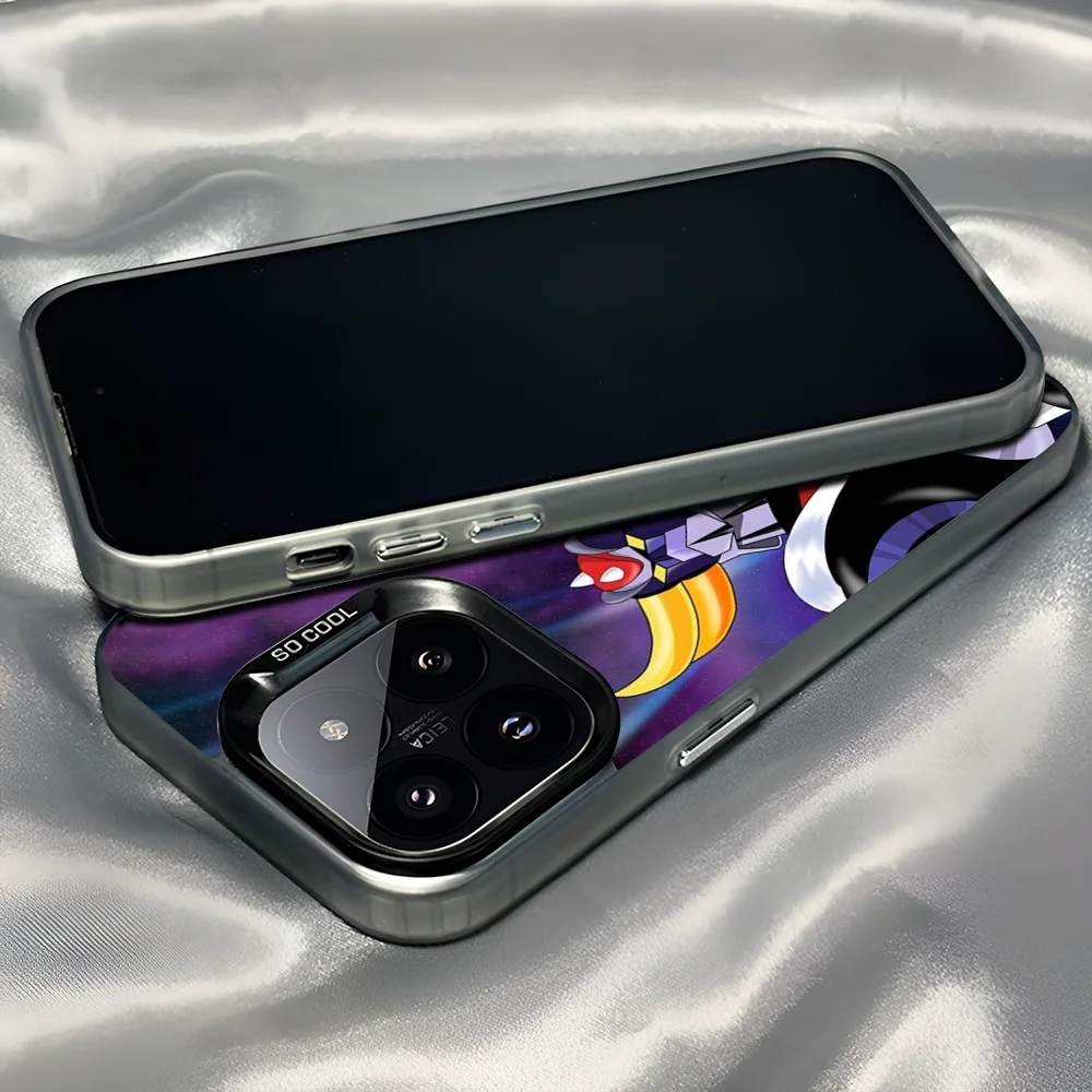 Epc UFO Robot Goldorak Phone Case IMD Phone Case For IPhone 16 15 14 13 12 11 Pro Max Plus Color Silver Cover