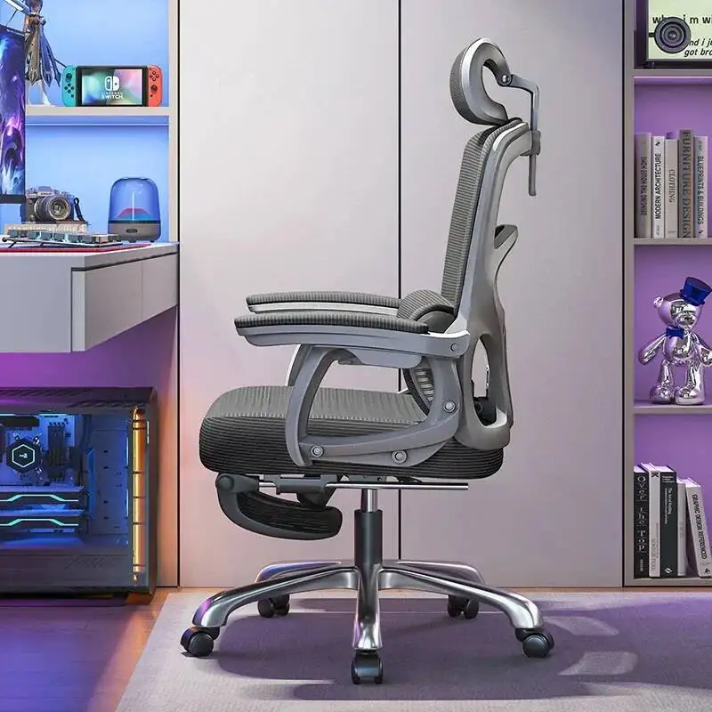 Computer Wheels Stool Luxury With Armchair Chair Office Desk Vanity Pc Room Gamer Bedroom Ergonomic Chairs Living Backrest Cheap