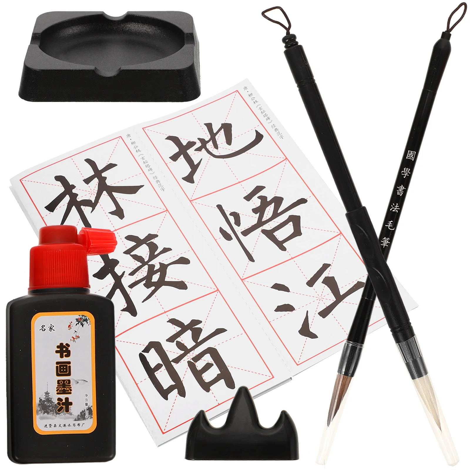 

Calligraphy Set Four Treasures Study Paper Art Supplies High Class Material Fine Craftsmanship Sturdy Durable Portable Brush