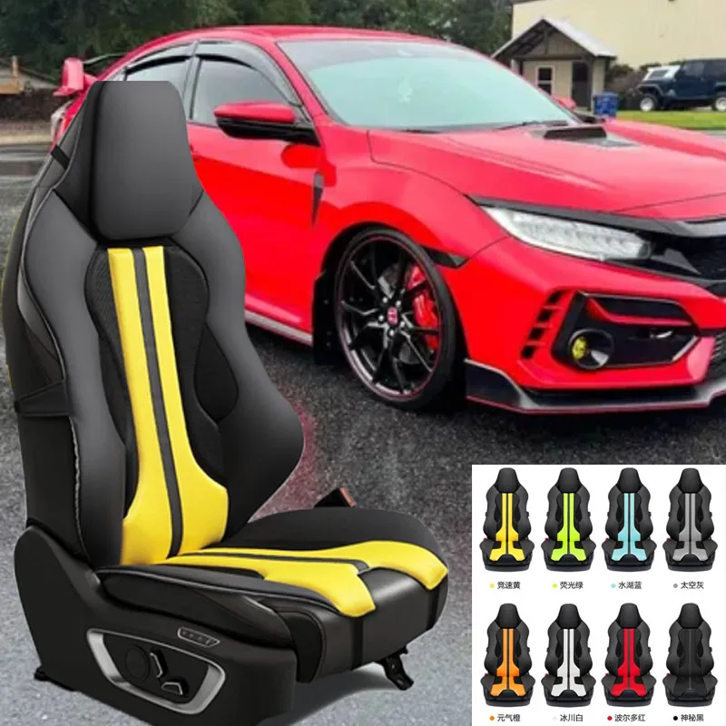 

FOR HONDA CIVIC TYPE R Cushion Car Seat Chair Back Mesh Lumbar Back Brace Massage Back Pad Support Home Office