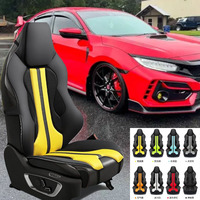 FOR HONDA CIVIC TYPE R Cushion Car Seat Chair Back Mesh Lumbar Back Brace Massage Back Pad Support Home Office