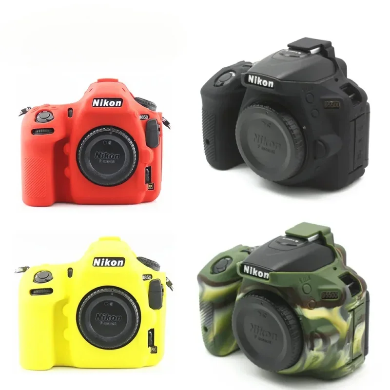 Silicone case cover DSLR camera bag for Nikon Z50 Z5 D750 D3200 D3300 D3400 d3500 D5300 D5500 D5600 D7100 D7200 D7500