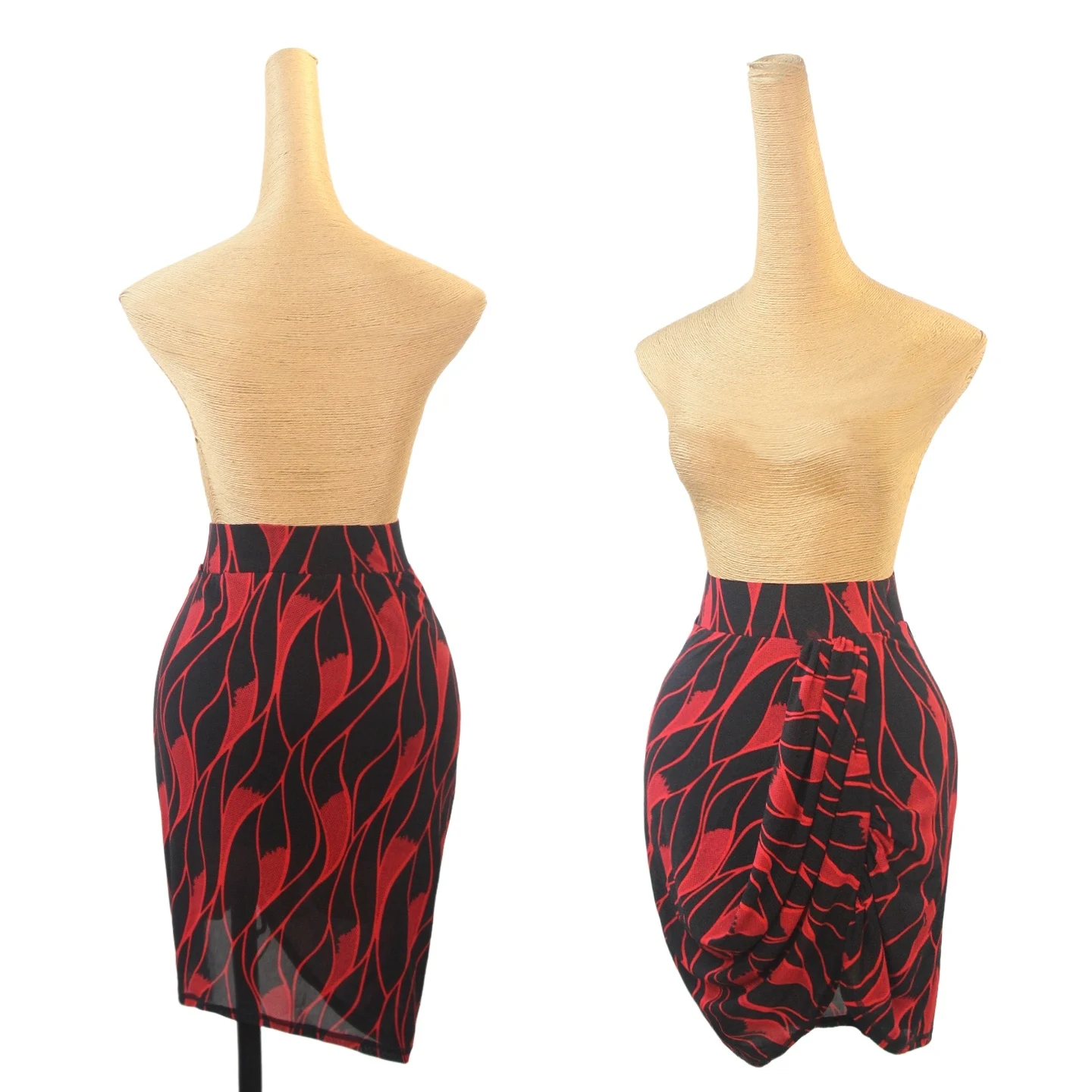 Roupas de dança latina mulheres malha vermelha sexy saia adulto clube rumba samba salsa dança prática realizar roupas dança wear dnv24149