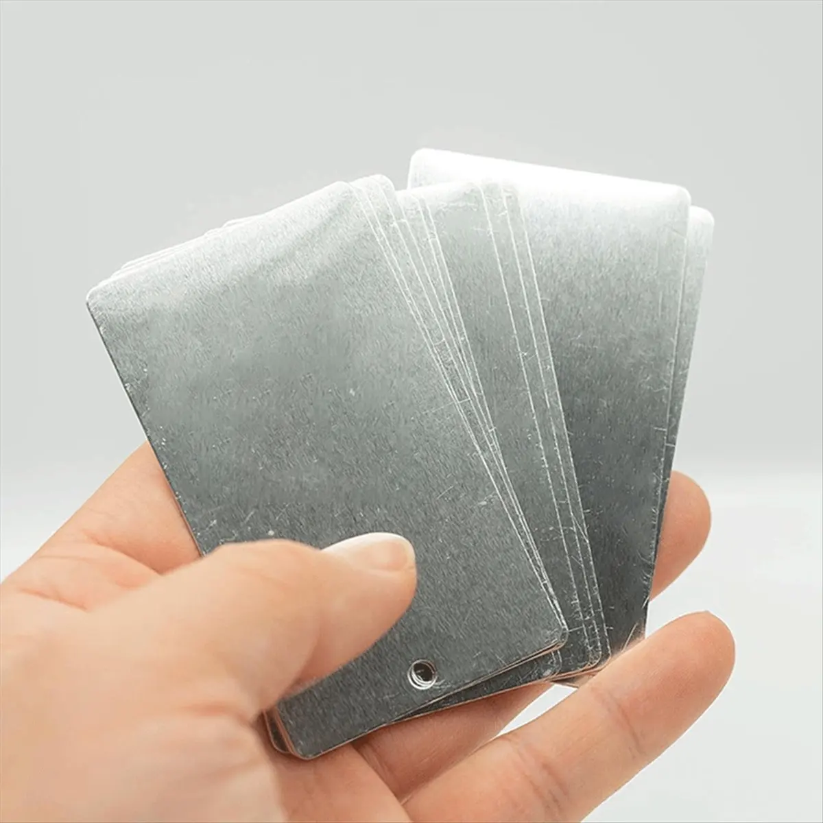 Metal Plant Label Tree Tags Garden Label Tag Outdoor Metal Label Stamping Blanks 50 Pack-A63M