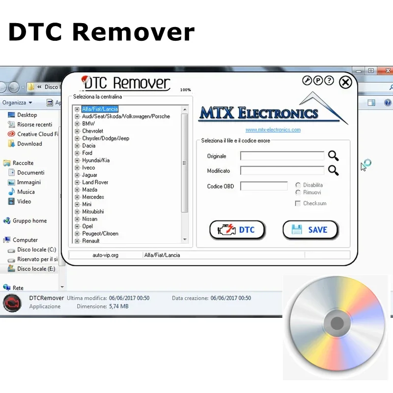 DTC Remover 2024 Hot sale For KESS KTAG FGTECH OBD2 Software MTX DTC Remover 1.8.5.0 With Keygen DTC SW Software ECU Fault