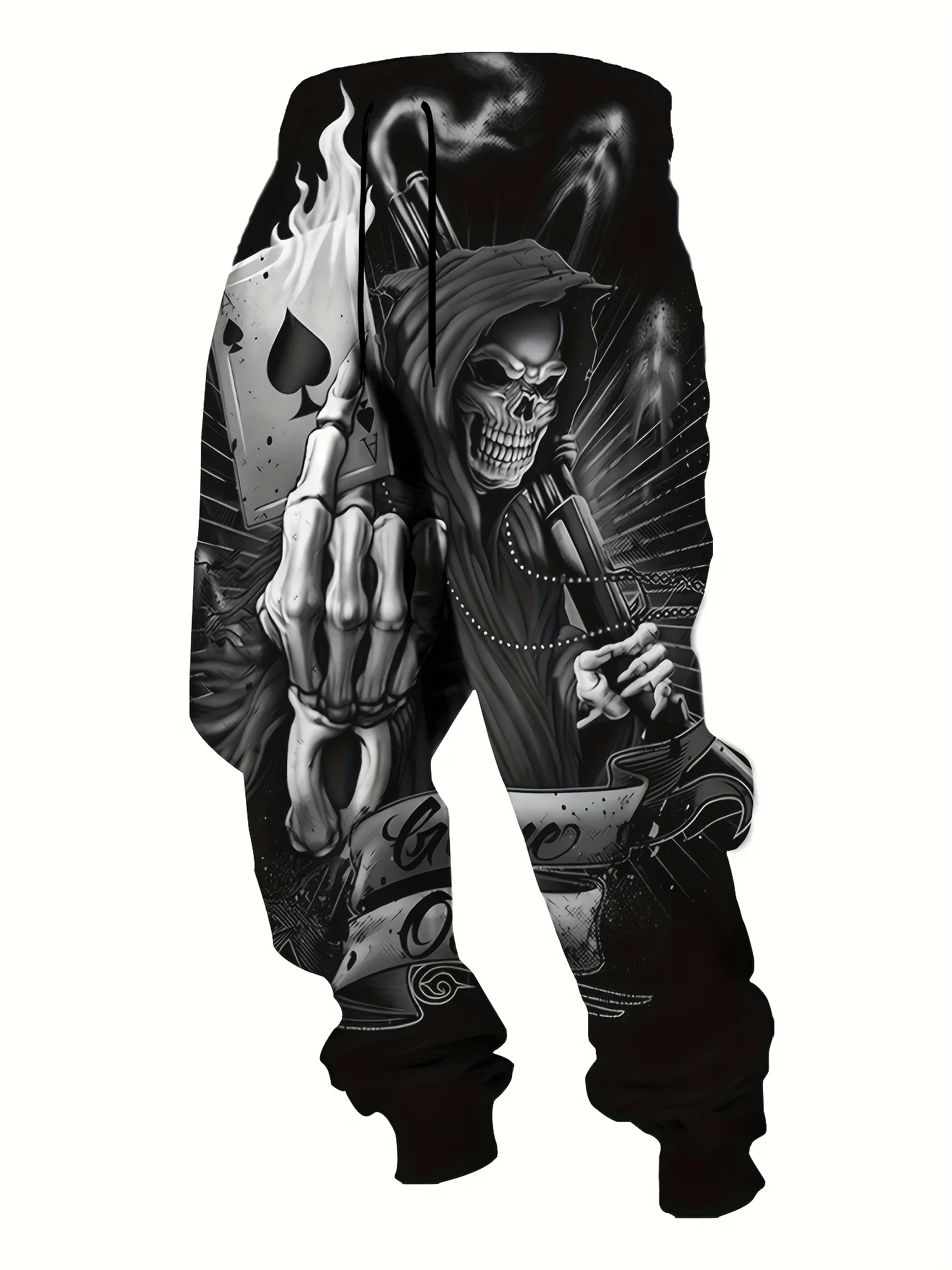 

New men's long pants for Spring and Autumn 2025 casual roller skating skin-friendly and soft 3D printed hip-hop men's wear