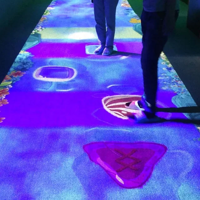 Interactive Floor Projector Projection Screen System for Advertising, Shopping Mall, Kids Game,rtc.