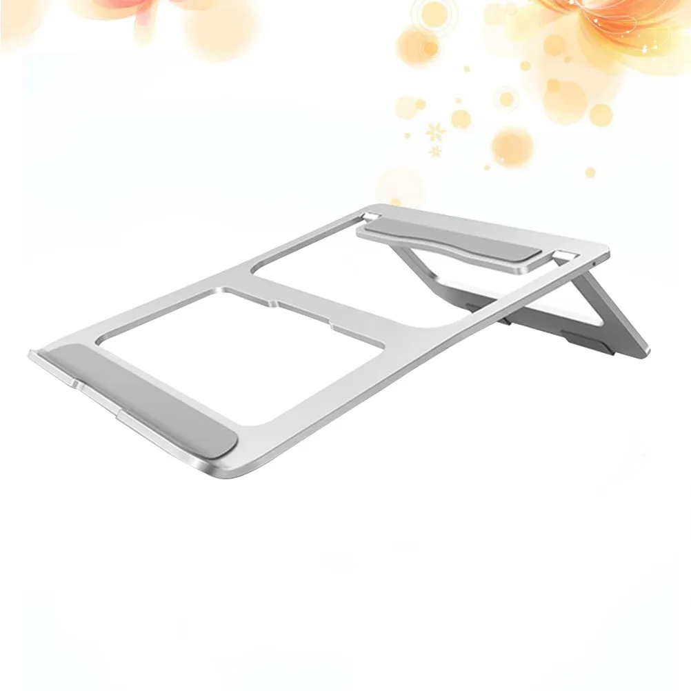 Lightweight Aluminum Laptop Stand Premium Ventilated Design Non Slip Pads for Stable Use At Home Office Coffee Shop Travel