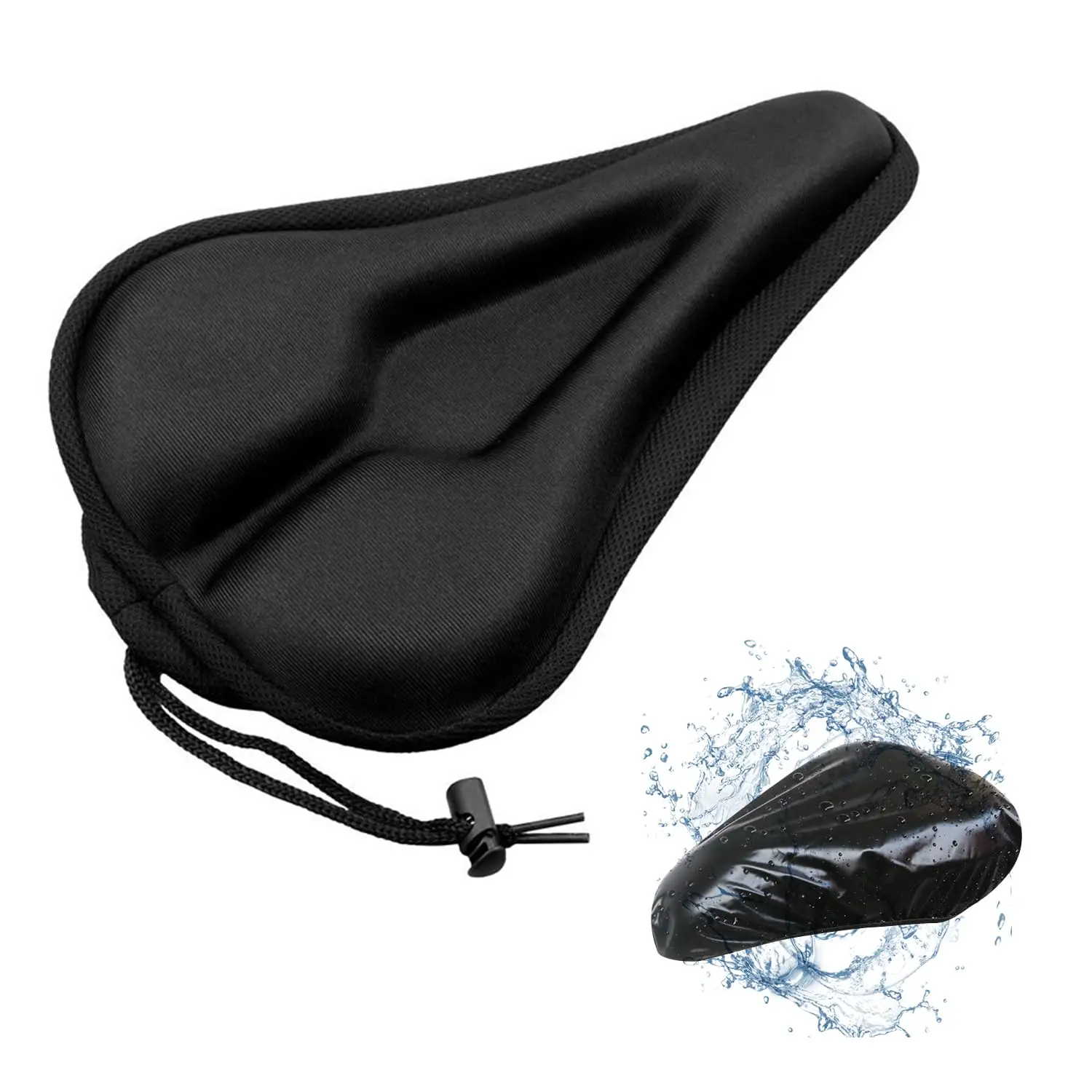 AliExpress NONE 1pc Bicycle Saddle Cover 3D Padded Wide Gel Foam Cushion for Mountain Exercise Road Bikes Soft Comfortable Seat Upgrade