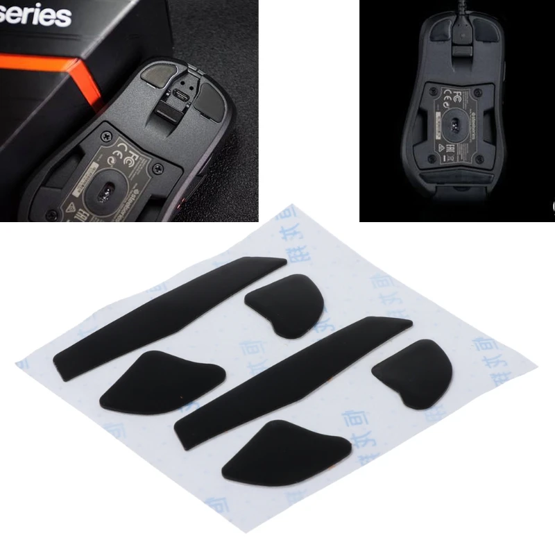 2Pack Mouse Feet Pedal for Steel Series Rival 700 Replacement Mouse Feet Glides Mouse Feet Sticker