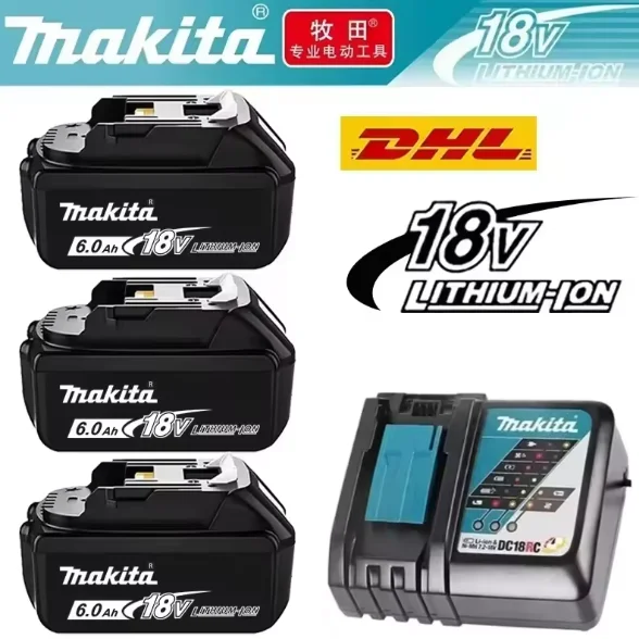 Makita 6Ah for Makita 18V Battery BL1840 BL1830B BL1850B BL1850 BL1860 BL1815 Replacement Lithium Battery+++++++
