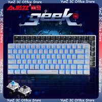 Ajazz Ak33 Bluetooth 5.0 Dual Mode Mechanical Keyboard 82 Key Game Keyboard Ergonomic Portable Esports Keyboard