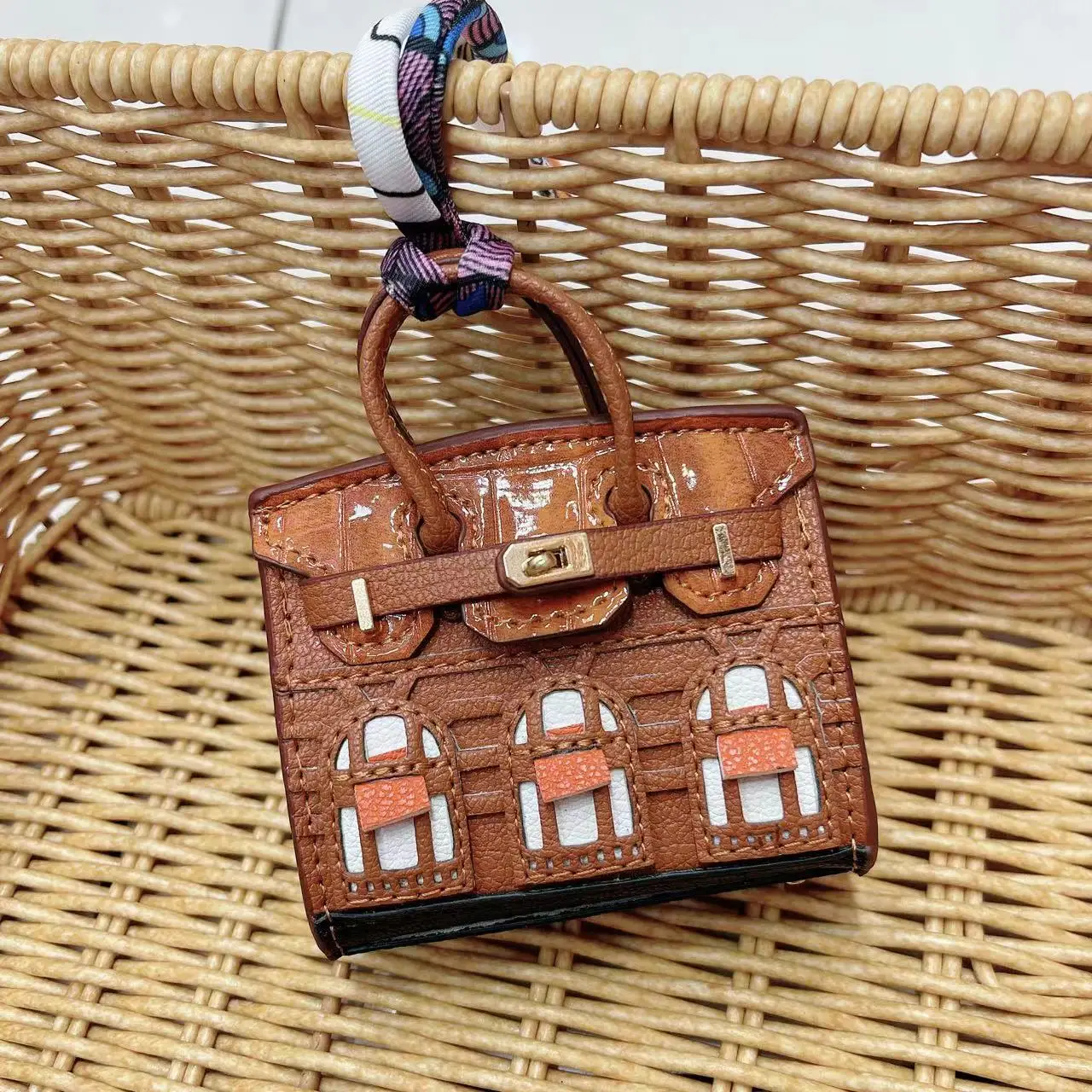 New Fashion Mini Bag Pendant House Small Bag Cute Bag Pendant Mouth Red Envelope Earphones Charter Key Bag