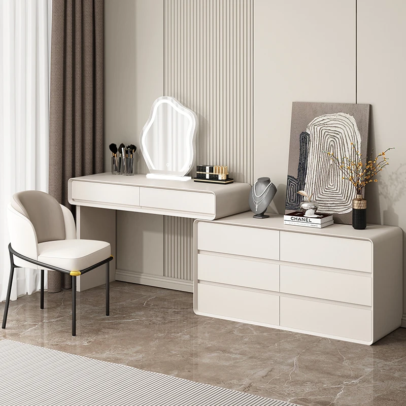 

Dressing Table Carmarim Brazil Vanity Desk Luxury Light Mirror Room Smooth Makeup Furniture Bedroom Dresser Tables Home 0718LSY