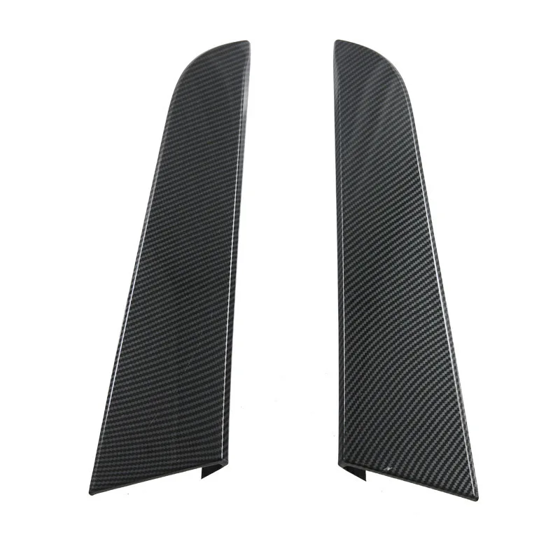 Applicable for Ford 2023 Everest Rear Window Sequin Body Decoration Sticker Black Carbon Fiber Pattern Car Window Trim
