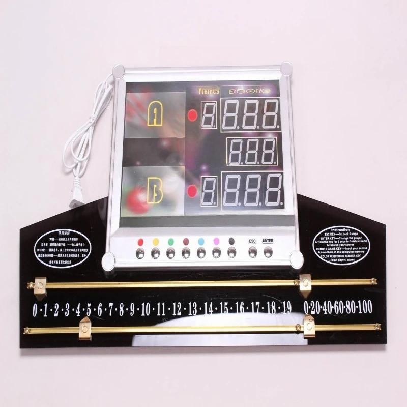 Billiard accessories are self-integrated, Wei Yang billiard scoreboard, dual-purpose scoreboard with hand pull electronic