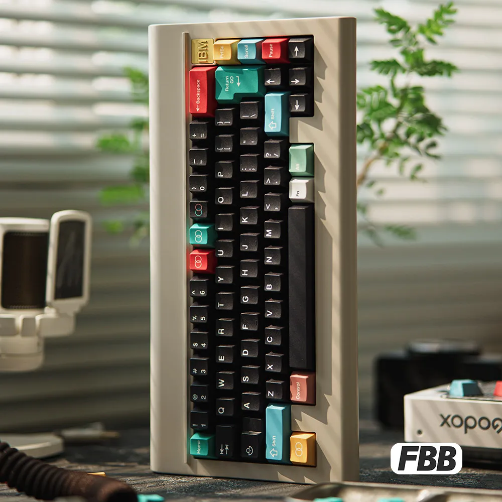 

FBB Original Keycap Retro 3000 Custom Mechanical Keyboard 9009 Sublimation PBT Black DIY