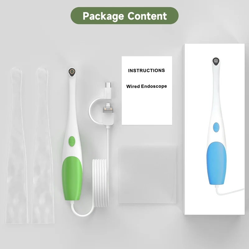 كاميرا أندرويد عن طريق الفم 3 في 1 لنوع C/أندرويد/الكمبيوتر 1080P منظار يدوي 1080P فحص جلد الأسنان للصحة 480P #6