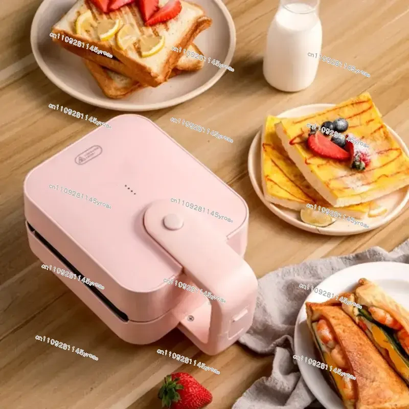 Brand-new Breakfast Sandwich Machine Internet Celebrity Home Small Bread Machine Switch Dual-purpose Toaster Press Sandwich Mach
