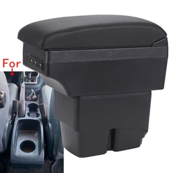 For Ford Fiesta Armrest box For Ford Fiesta MK7 Car Armrest 2009-2017 Storage box Interior details Accessories easy installation