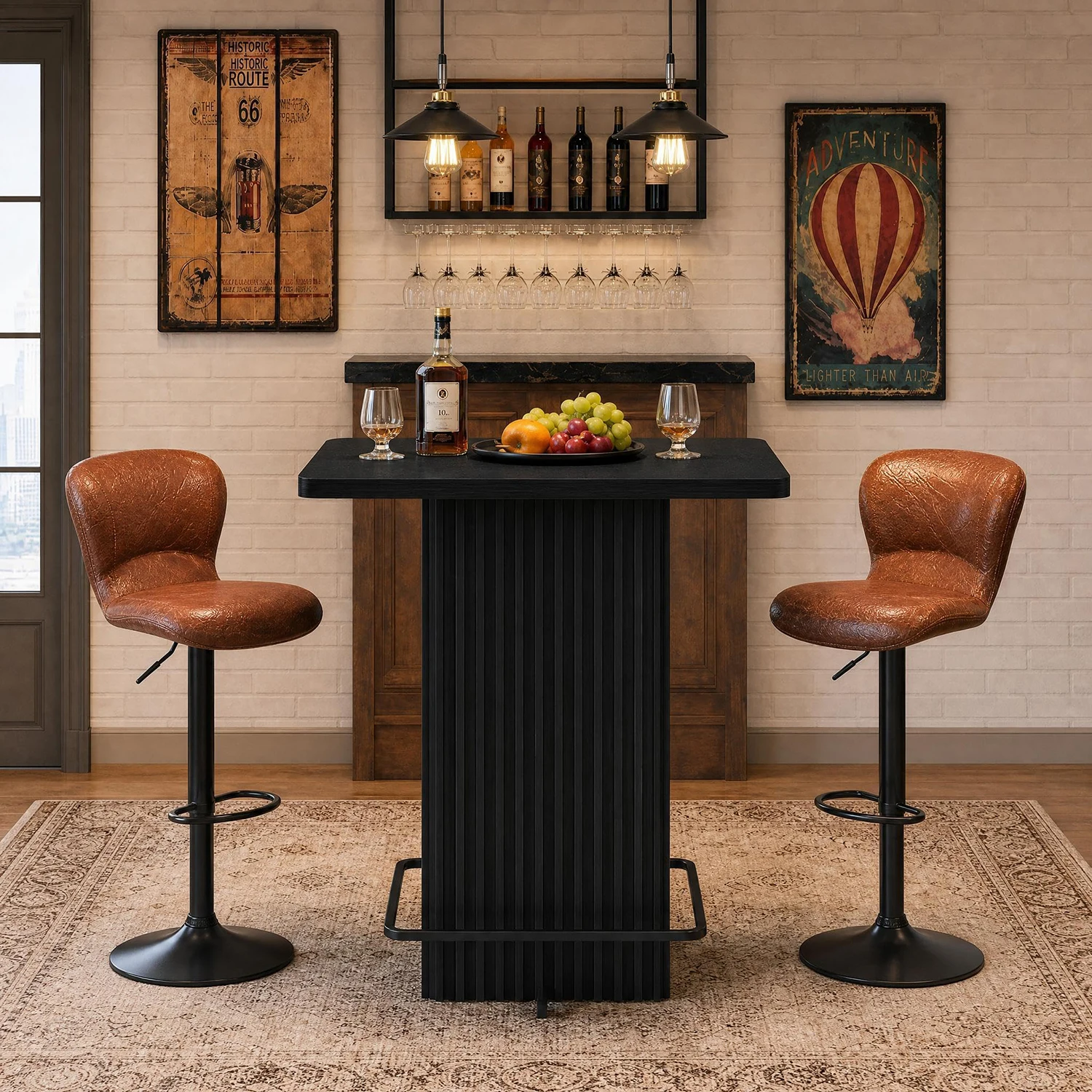 Commercial Kitchen Prep Table - Table de bar carrée de 31,5