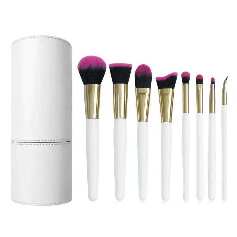 

High Quality 8 Pcs White Soft Fluffy Makeup Brushes Set For Cosmetics Foundation Blush Powder Eyeshadow Makeup Brush Beauty Tool