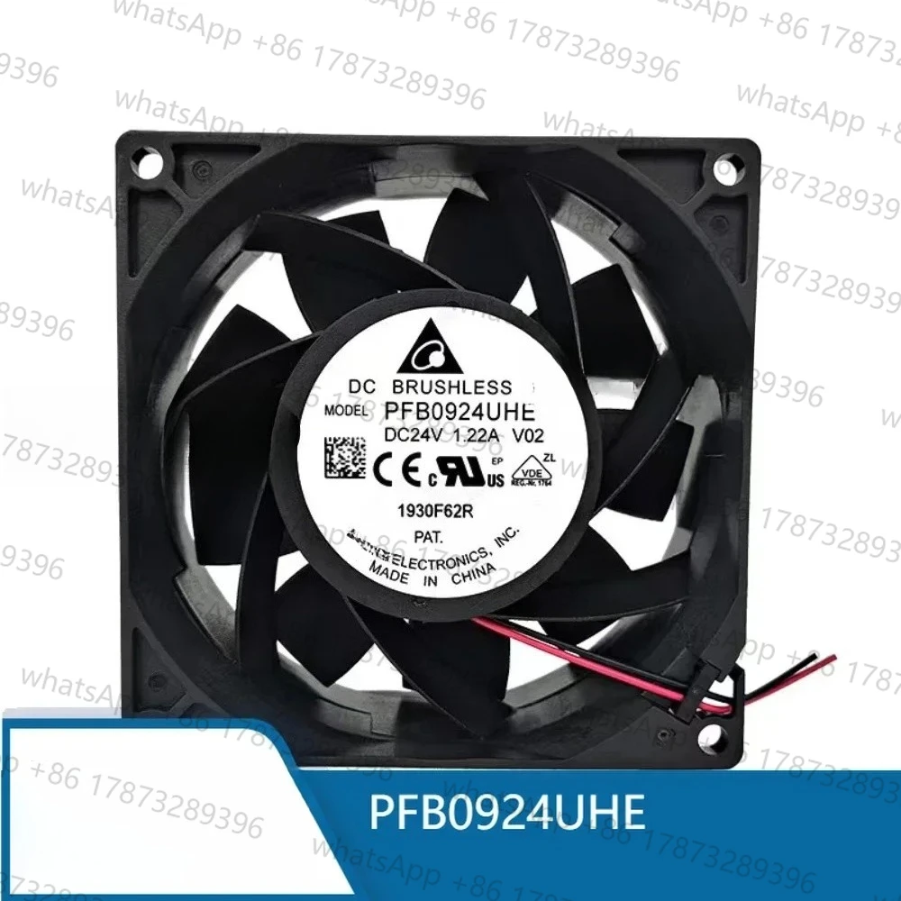 PFB0924UHE Cooling Fan 9cm 9038 DC 24V 1.22A High Airflow Cooler Fan New