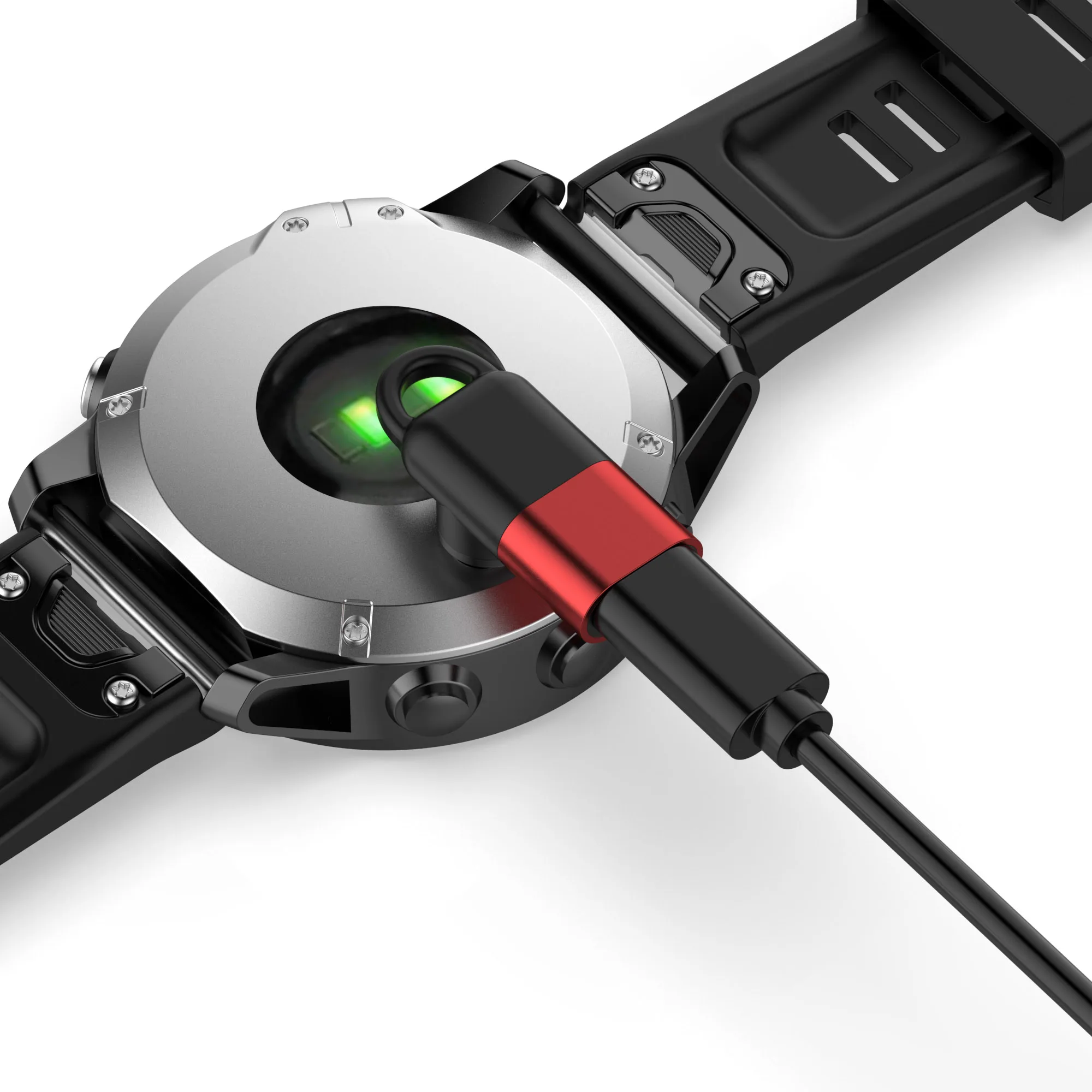 نوع C/مايكرو/ios USB أنثى إلى 4pin مهايئ شاحن ل Garmin Fenix 7/7S/7X Venu2 زائد غريزة 2 EPIX ساعة شحن محول