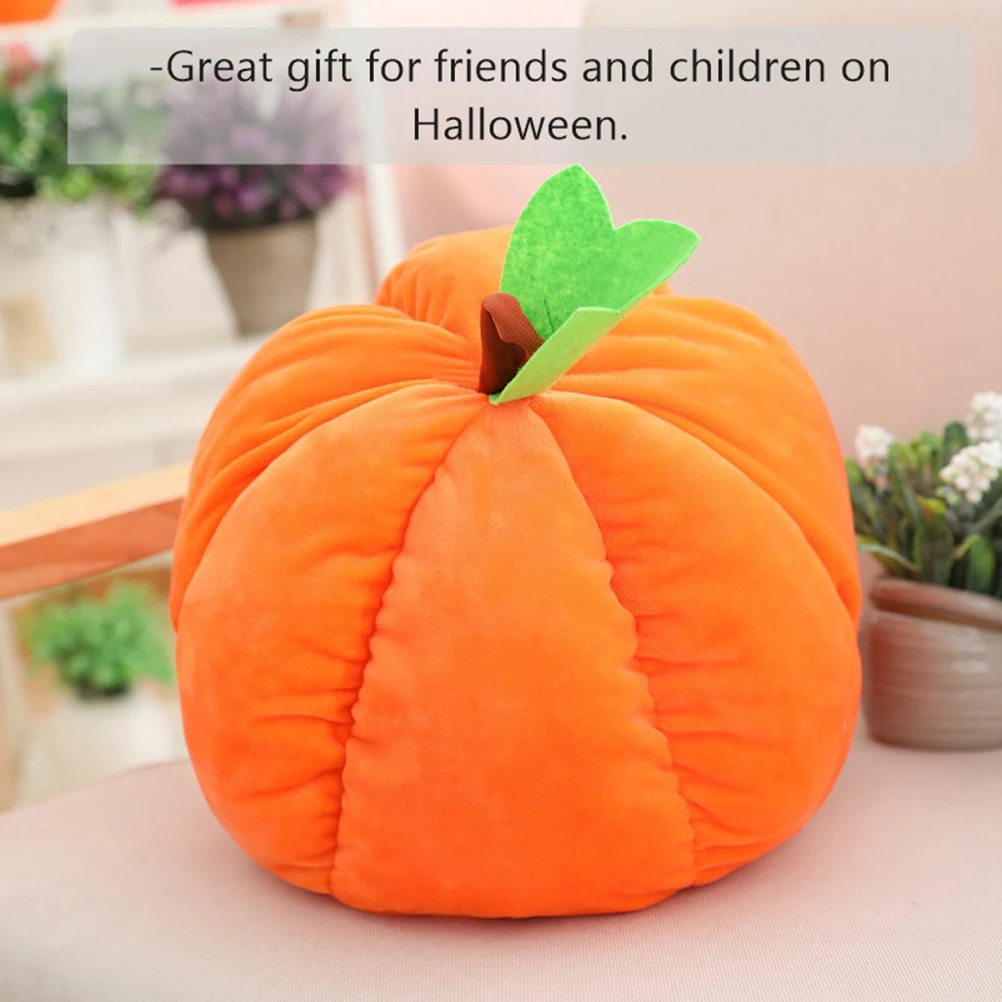 

Pumpkin Headdress Photo Prop Kids Trendy Hat Comfortable Headgear Party Cap Toy Halloween Pumpkin Shape Studio Props