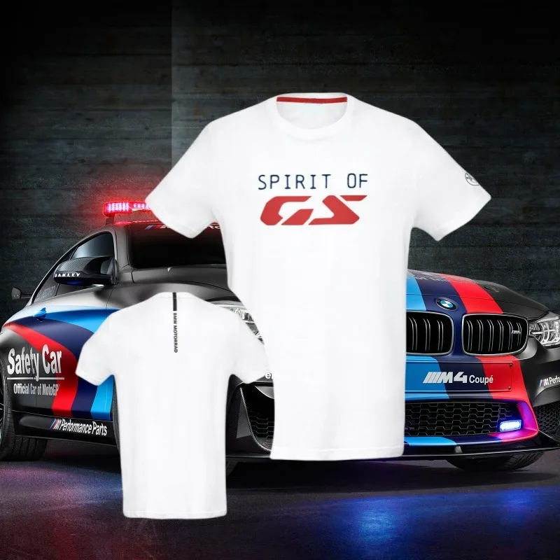 

BMW Motorrad Spirit of GS T-Shirt Men's and Women's Summer Breathable Quick Drying Sports Training T-shirt Cycling Racing Suit
