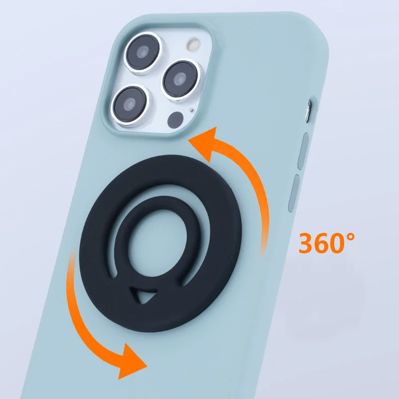 Magnetic Silicone 휴대폰 거치대  그립톡  Grip Phone Holder MagSafe] [Powerful Grip] for iPhone 15/14/17Pro Max 17Air / Android