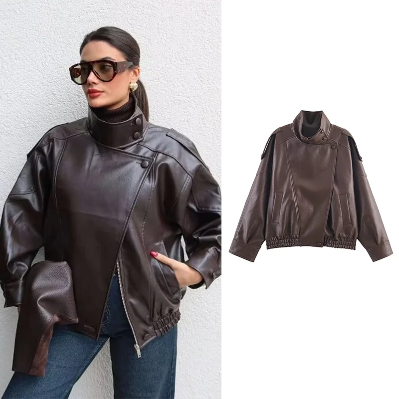 

Winter New Women's Jackets 2025 New Chic Lapel Loose Elegant Women's Coats Fashion Youth Travel Warm Street Jacket & Coats