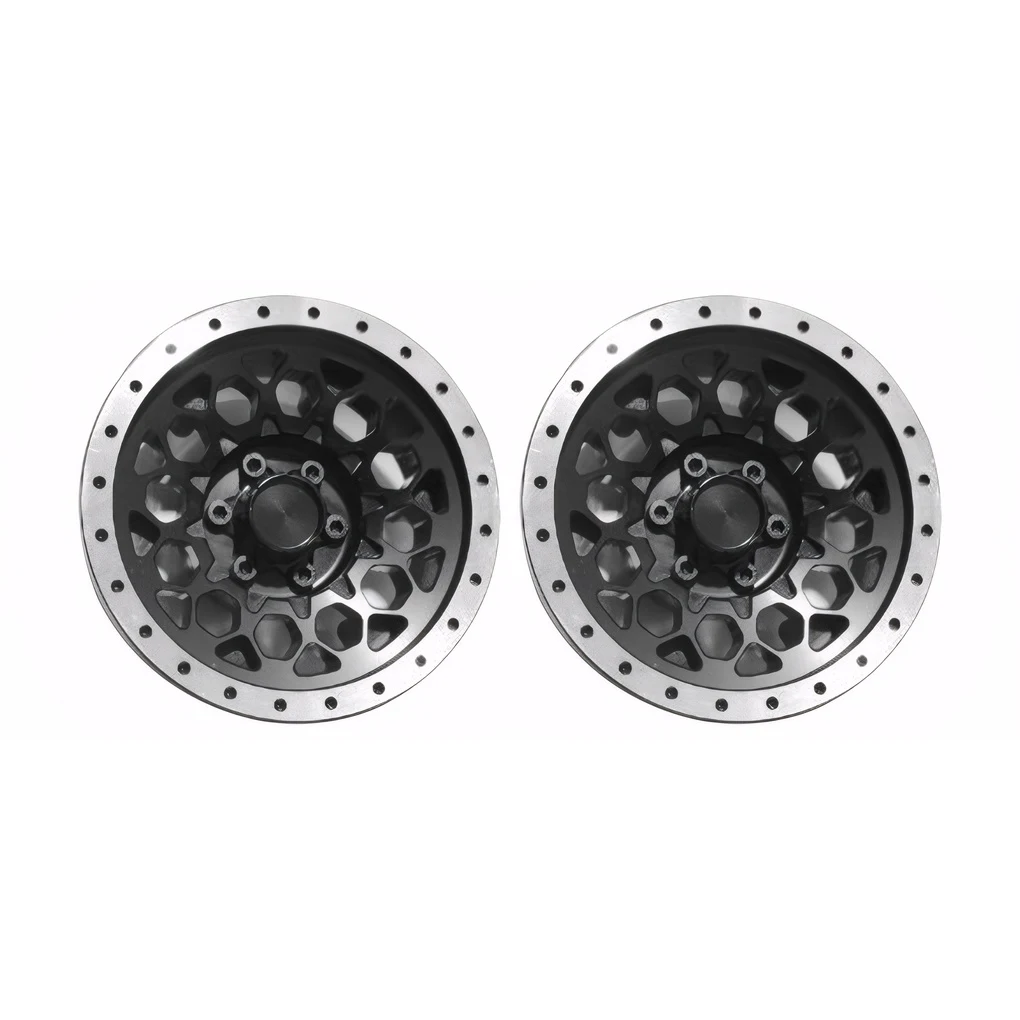 RCGOFOLLOW Aluminum Alloy Shock-proof Metal Wheel Rims Rc Metal Wheel Rims For 1/6 Rc Metal Wheel Rims SCX6